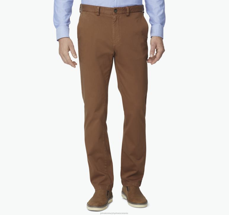 rugini 6FF4F671 bărbați Johnston & Murphy pantaloni chino spalati îmbrăcăminte