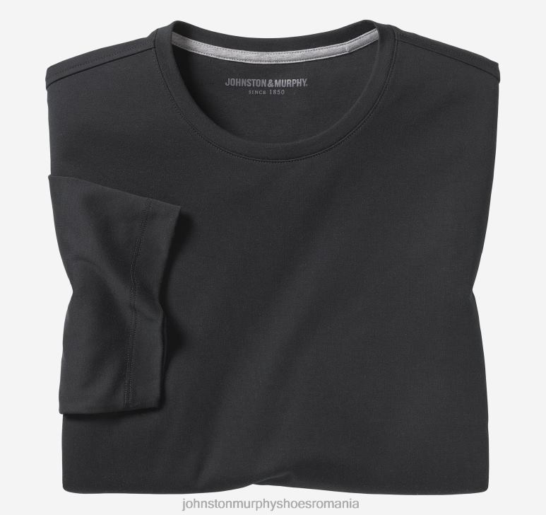 negru 6FF4F648 bărbați Johnston & Murphy tricou esential îmbrăcăminte