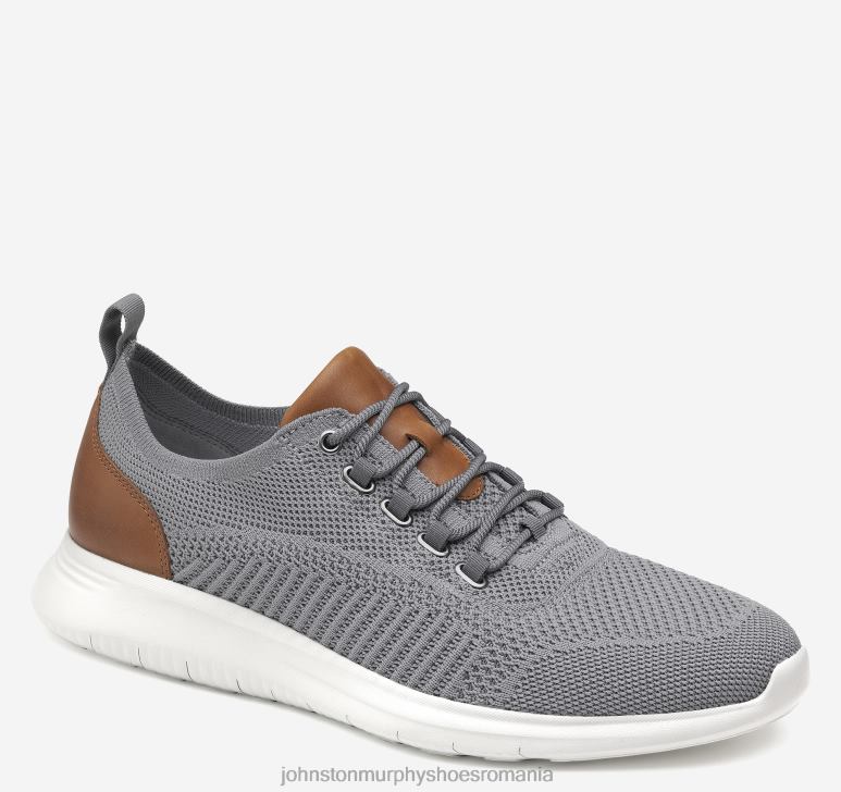 tricot gri 6FF4F7 bărbați Johnston & Murphy amherst tricot u-gât pantofi
