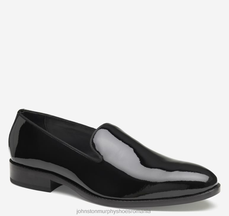 brevet negru 6FF4F238 bărbați Johnston & Murphy gavney slip-on pantofi