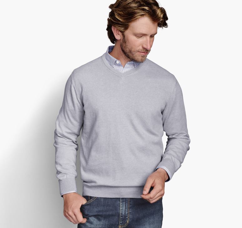 gri deschis 6FF4F867 unisex Johnston & Murphy pulover cu decolteu în V îmbrăcăminte