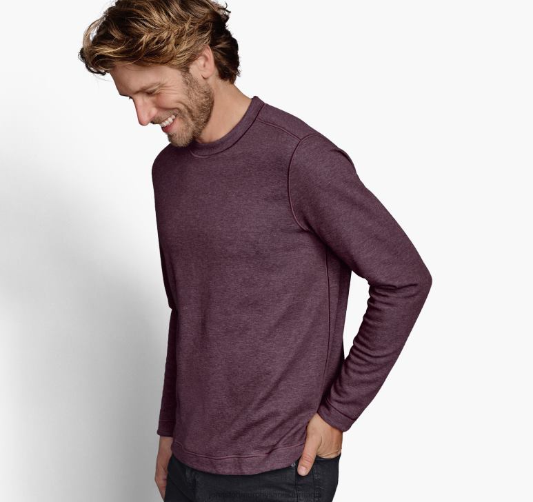 port/cărbune 6FF4F783 unisex Johnston & Murphy decolteu reversibil cu maneci lungi îmbrăcăminte