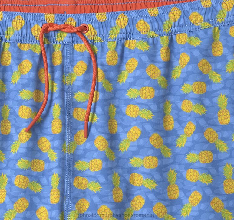 imprimeu albastru multi ananas 6FF4F841 bărbați Johnston  Murphy pantaloni scurți de baie îmbrăcăminte