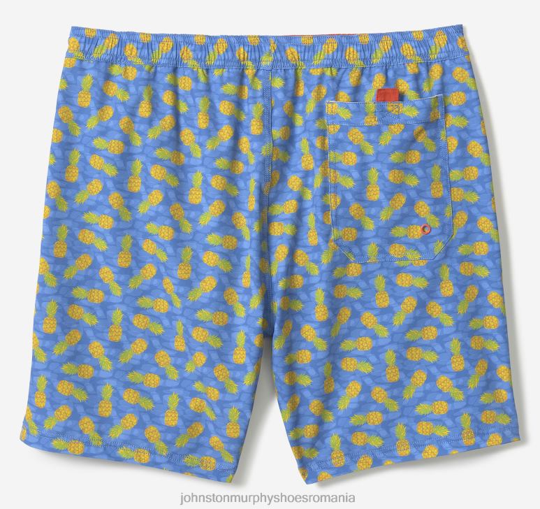 imprimeu albastru multi ananas 6FF4F841 bărbați Johnston  Murphy pantaloni scurți de baie îmbrăcăminte
