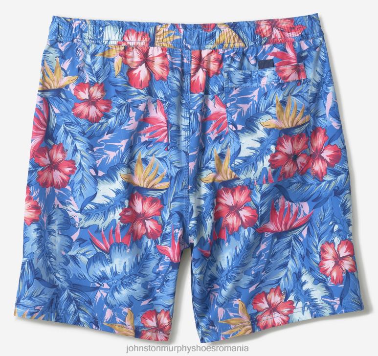 imprimeu floral tropical albastru 6FF4F626 bărbați Johnston  Murphy pantaloni scurți de baie îmbrăcăminte