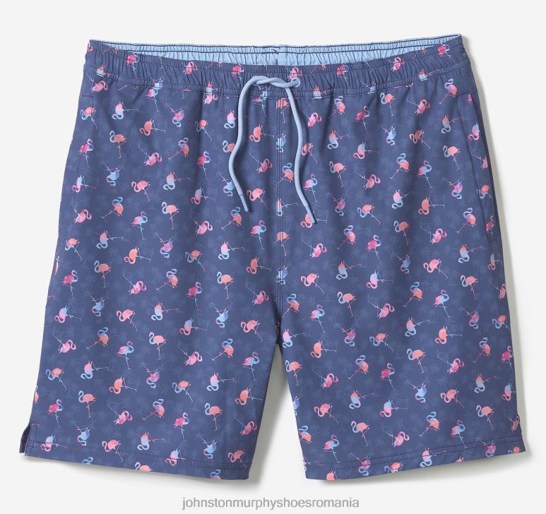 imprimeu multi flamingo bleumarin 6FF4F842 bărbați Johnston  Murphy pantaloni scurți de baie îmbrăcăminte