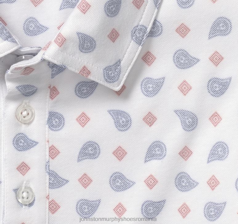 imprimeu multi paisley bleumarin 6FF4F672 unisex Johnston  Murphy polo xc4 performance din bumbac piqué îmbrăcăminte