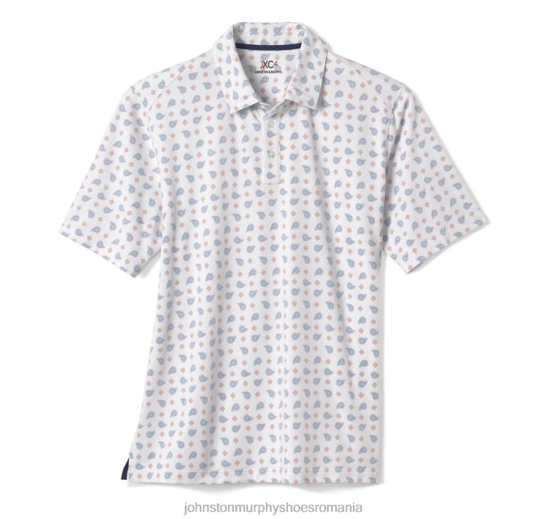 imprimeu multi paisley bleumarin 6FF4F672 unisex Johnston  Murphy polo xc4 performance din bumbac piqué îmbrăcăminte
