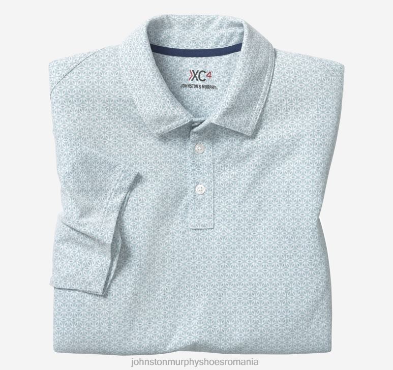 imprimeu verde multi petale 6FF4F647 unisex Johnston  Murphy polo xc4 performance din bumbac piqué îmbrăcăminte