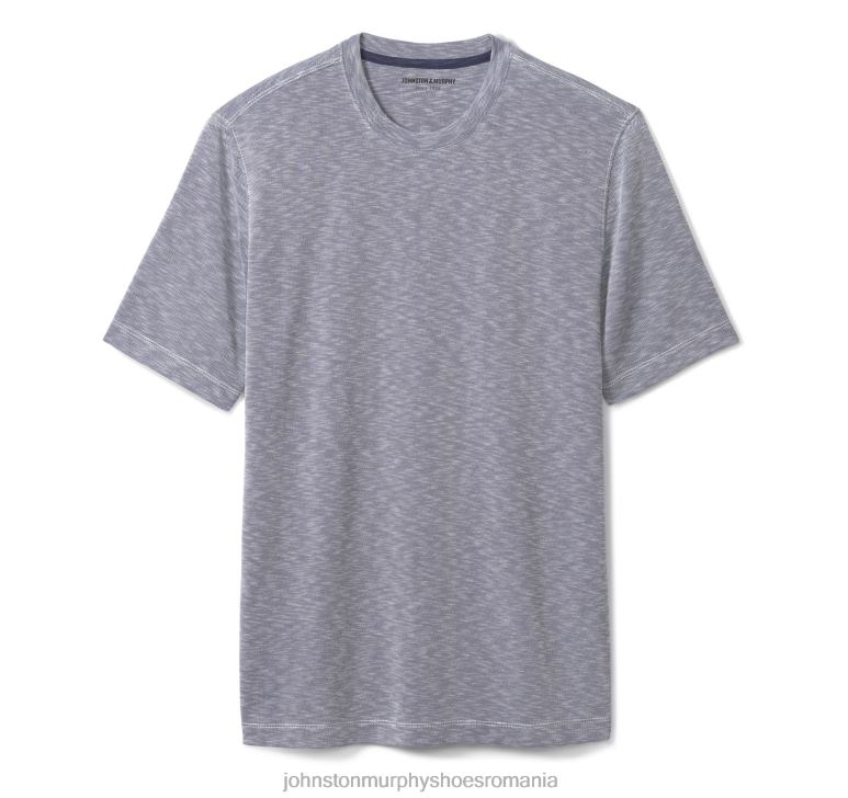 indigo 6FF4F748 bărbați Johnston  Murphy tricou vintage cu decolteu slub îmbrăcăminte