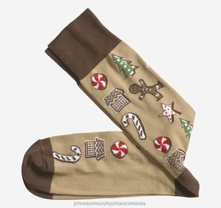 kaki 6FF4F1003 bărbați Johnston  Murphy ciorapi biscuiti din turta dulce accesorii
