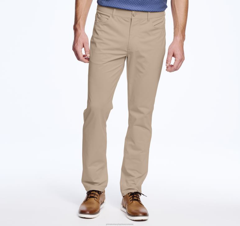 kaki 6FF4F516 bărbați Johnston  Murphy pantaloni xc4 performance cu cinci buzunare îmbrăcăminte