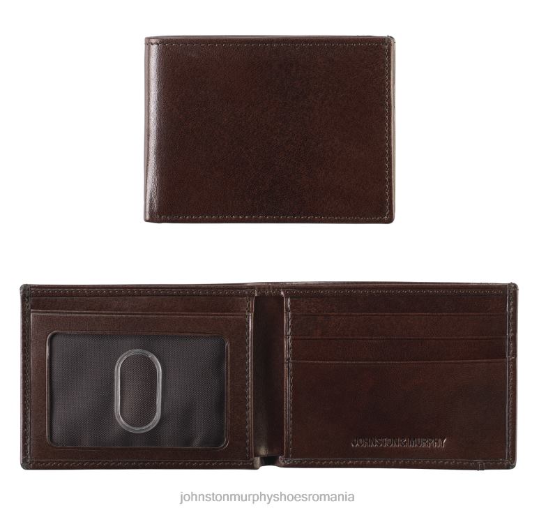mahon 6FF4F1013 bărbați Johnston  Murphy portofel super subțire din piele italiană accesorii