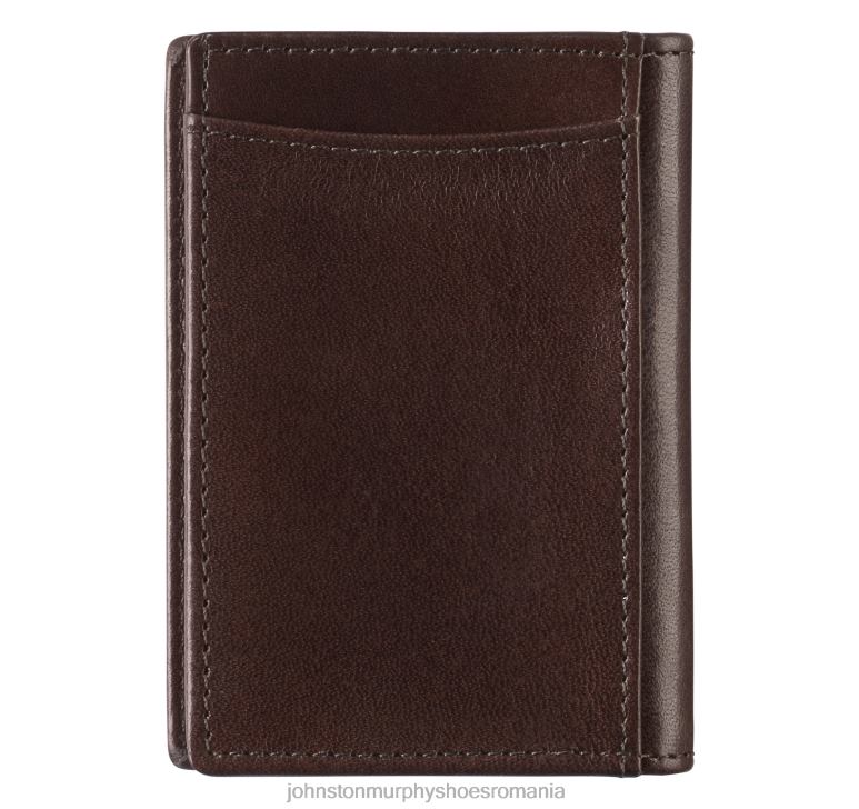 mahon 6FF4F1109 bărbați Johnston  Murphy husă pentru carduri din piele italiană accesorii