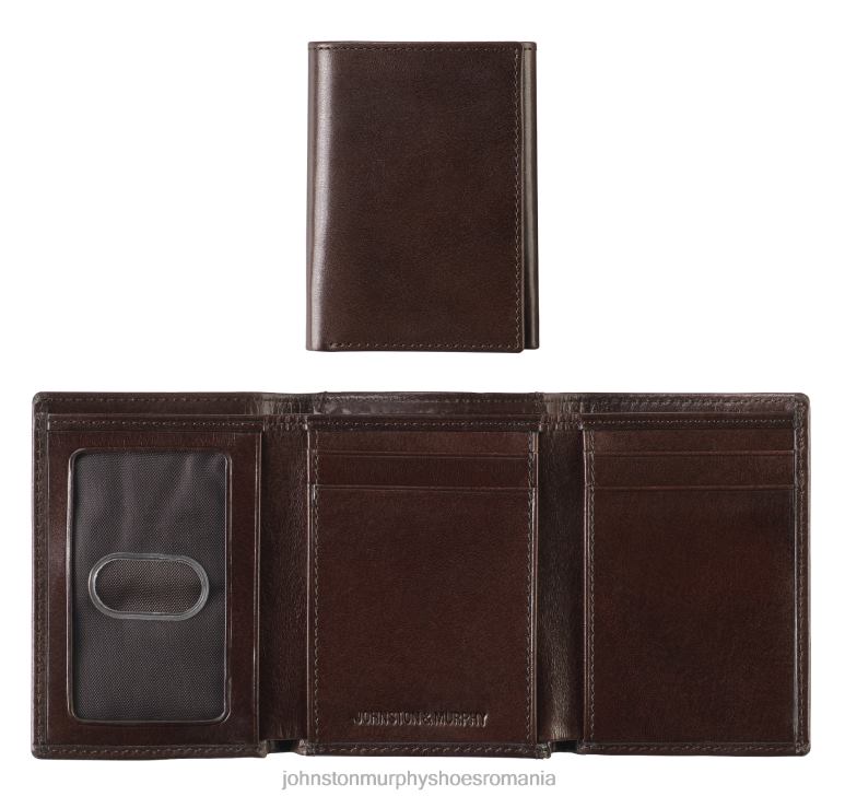 mahon 6FF4F974 bărbați Johnston  Murphy portofel trifold din piele italiană accesorii