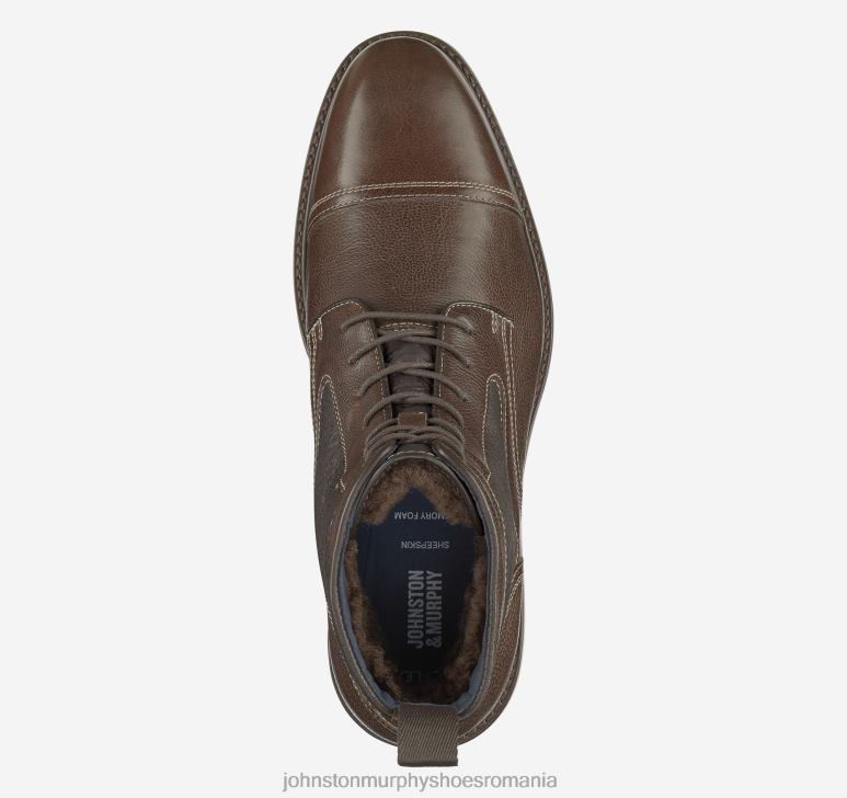 mahon full grain/ shearling 6FF4F334 bărbați Johnston  Murphy cizme din shearling xc flex raleigh cap toe pantofi