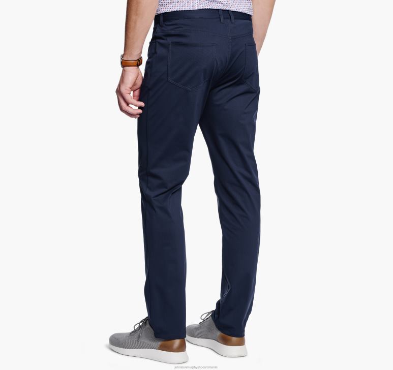 marina 6FF4F451 bărbați Johnston  Murphy pantaloni xc4 performance cu cinci buzunare îmbrăcăminte