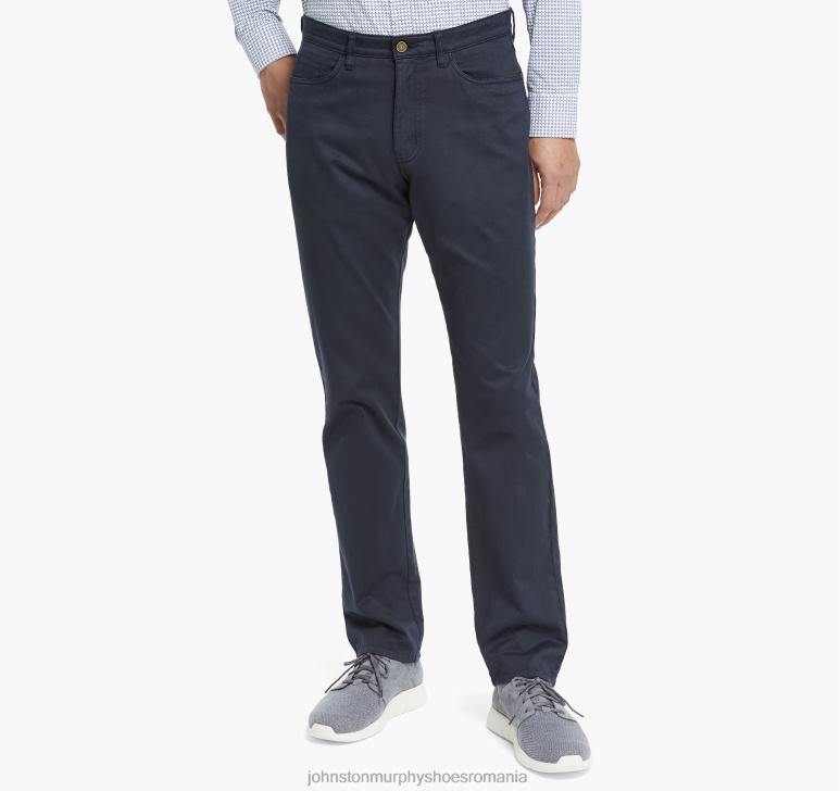 marina 6FF4F502 bărbați Johnston  Murphy pantaloni cu cinci buzunare îmbrăcăminte