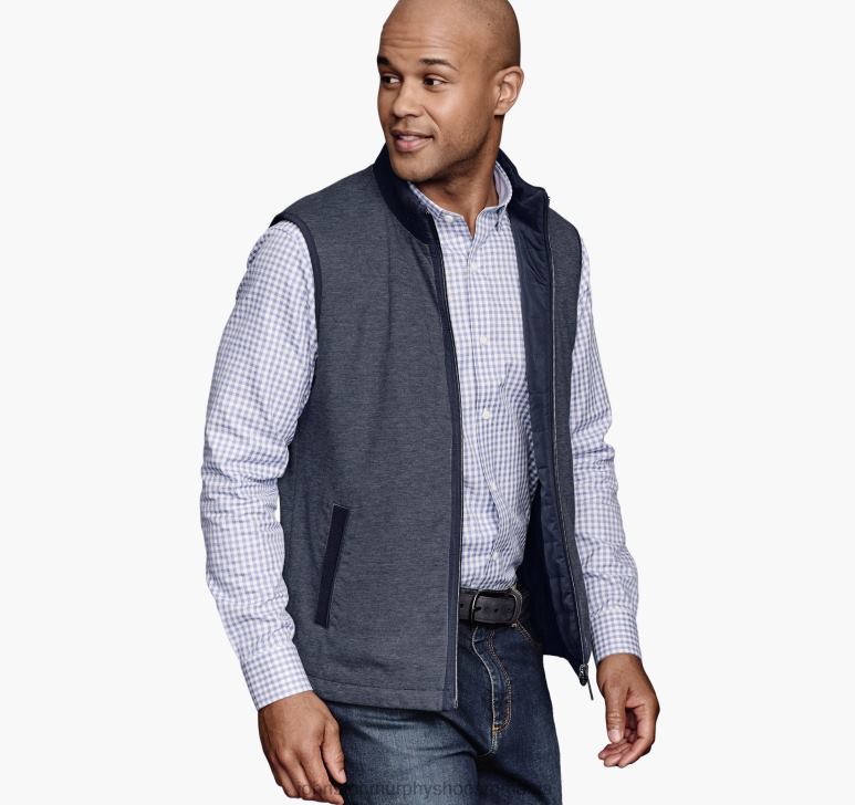 marina 6FF4F805 bărbați Johnston  Murphy vestă reversibilă îmbrăcăminte