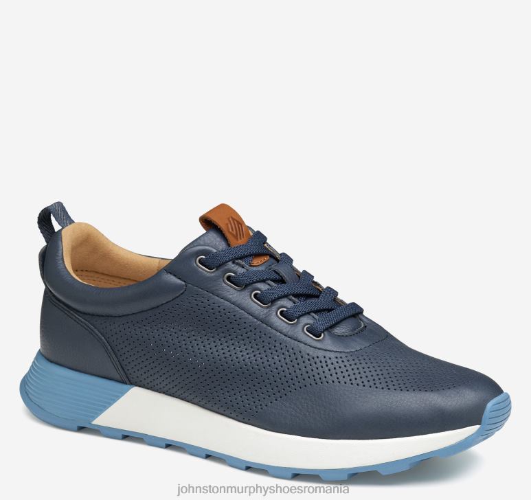 marină plină de cereale 6FF4F266 bărbați Johnston  Murphy kinnon perfed jogger pantofi