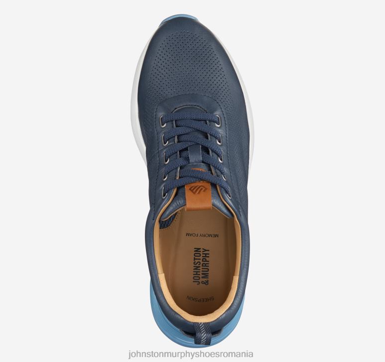 marină plină de cereale 6FF4F266 bărbați Johnston  Murphy kinnon perfed jogger pantofi