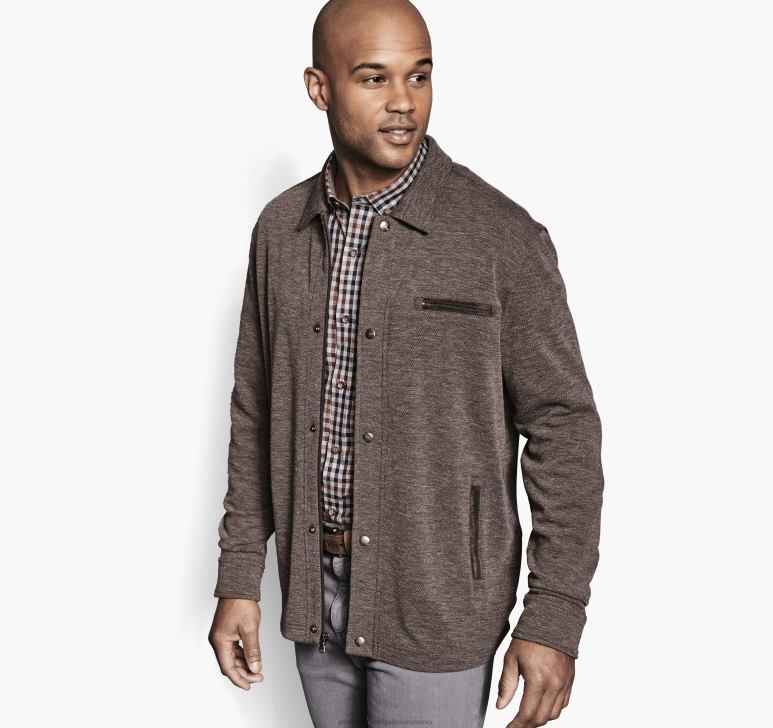 maro 6FF4F844 unisex Johnston  Murphy jachetă completă îmbrăcăminte