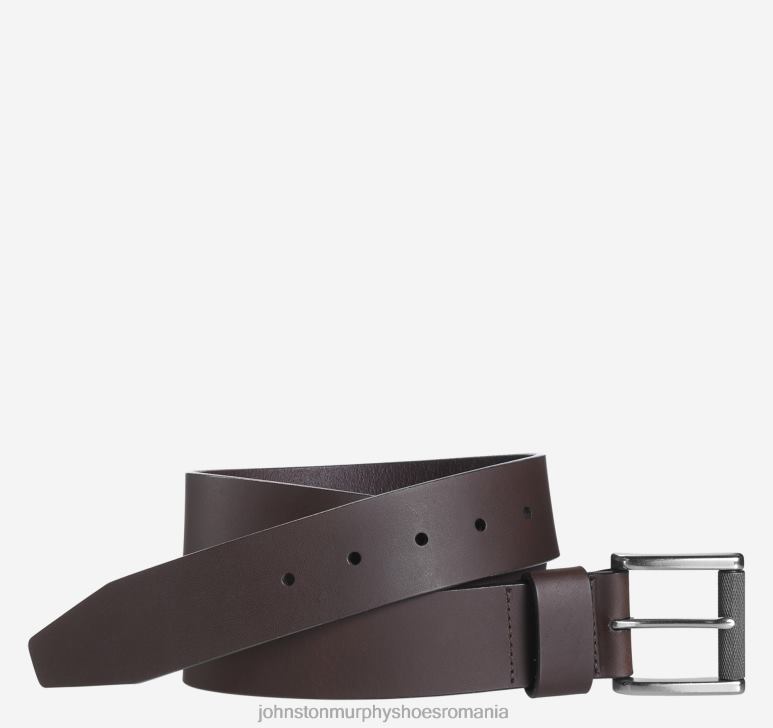maro 6FF4F971 bărbați Johnston  Murphy centură cu cataramă cu role accesorii