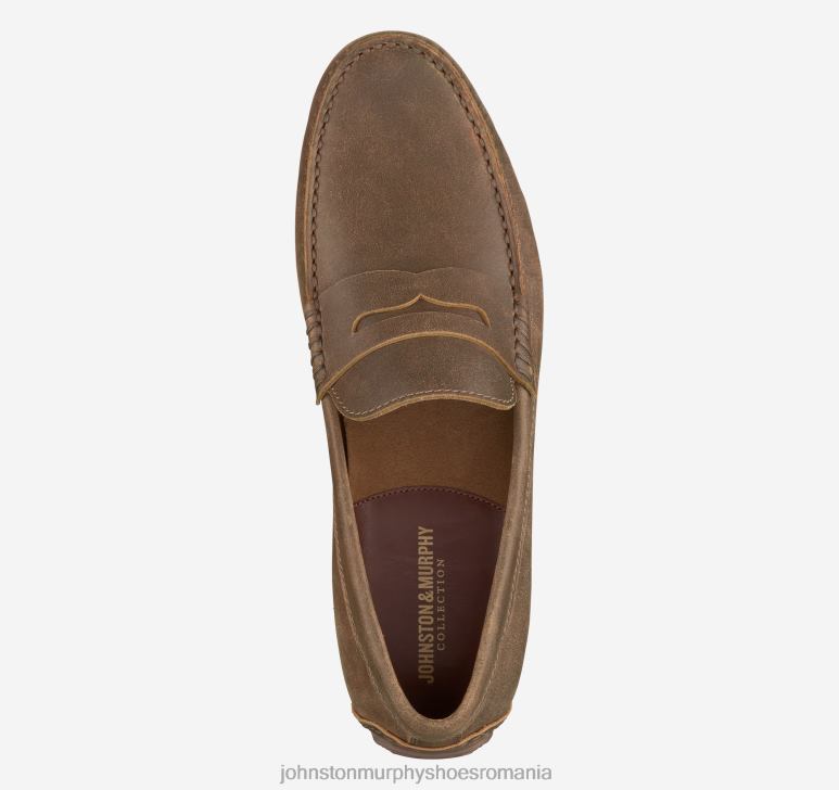 maro american full grain 6FF4F273 bărbați Johnston  Murphy sofer baldwin penny pantofi