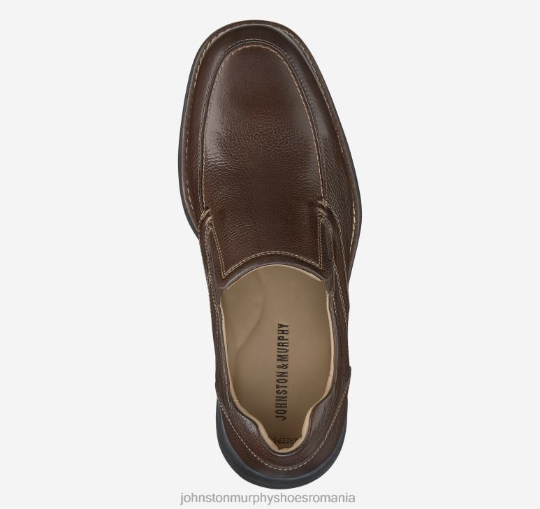 maro cu bob plin 6FF4F251 bărbați Johnston  Murphy shuler moc toe slip-on pantofi