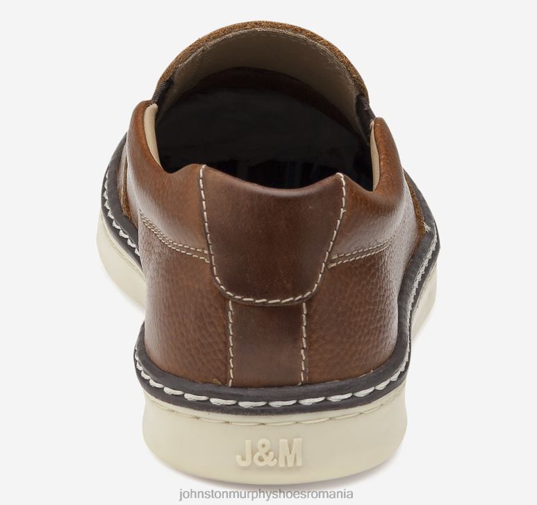 maro turned full grain 6FF4F1336 băiat Johnston  Murphy copil mare mcguffey slip-on pantofi