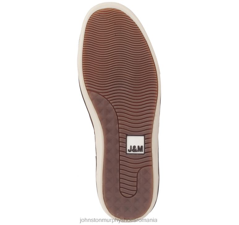 maro-închis turnat bob plin 6FF4F74 bărbați Johnston  Murphy mcguffey slip-on pantofi