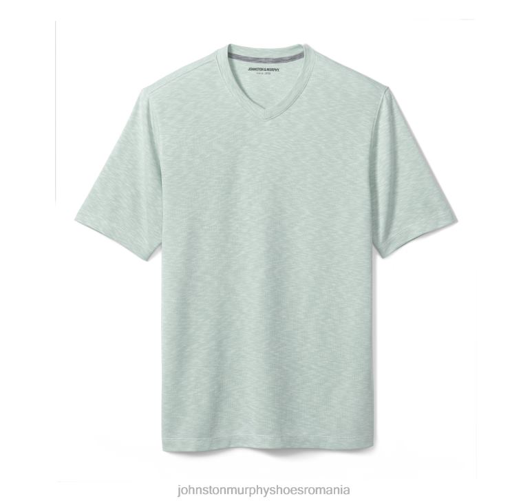 mentă 6FF4F713 bărbați Johnston  Murphy tricou vintage cu decolteu în V îmbrăcăminte