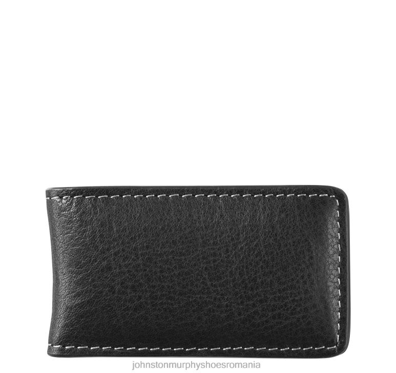 negru 6FF4F1028 bărbați Johnston  Murphy agrafă magnetică pentru bani accesorii