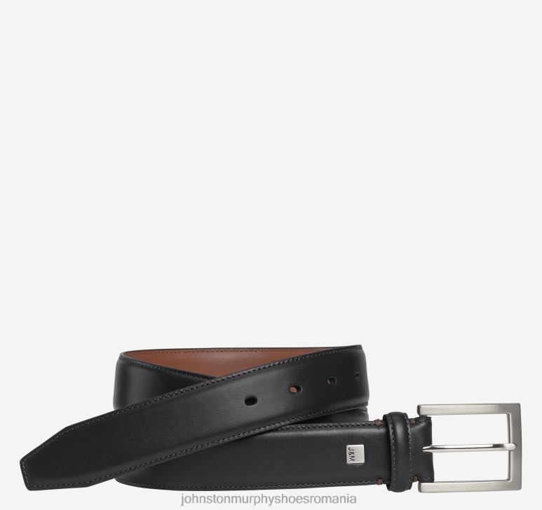 negru 6FF4F1057 bărbați Johnston  Murphy centura de rochie accesorii