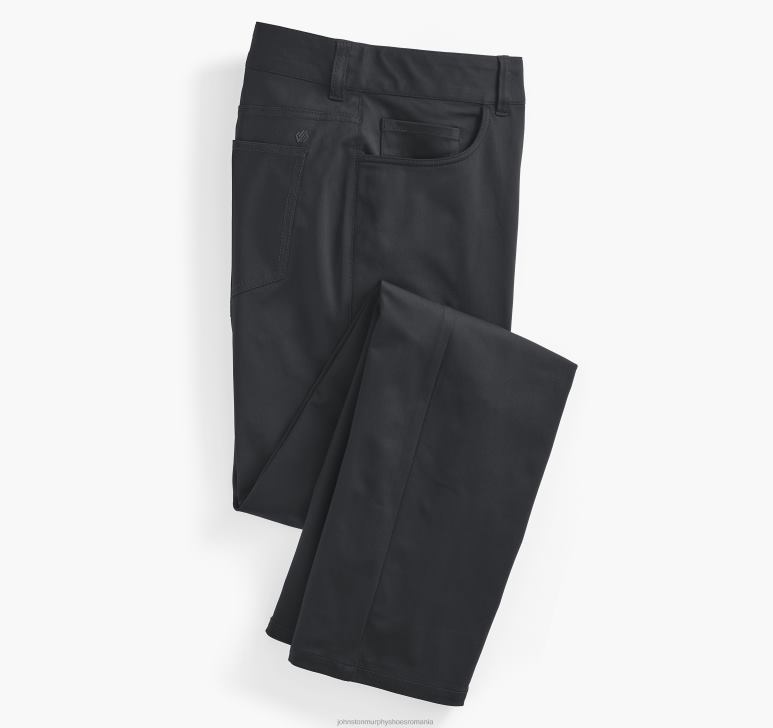 negru 6FF4F472 bărbați Johnston  Murphy pantaloni xc4 performance cu cinci buzunare îmbrăcăminte