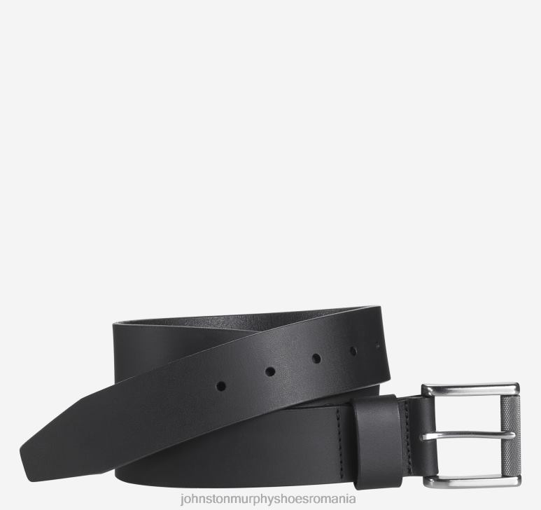 negru 6FF4F970 bărbați Johnston  Murphy centură cu cataramă cu role accesorii