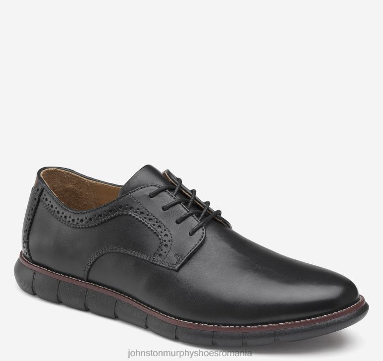 negru full grain/talpă neagră 6FF4F171 bărbați Johnston  Murphy holden deget simplu pantofi