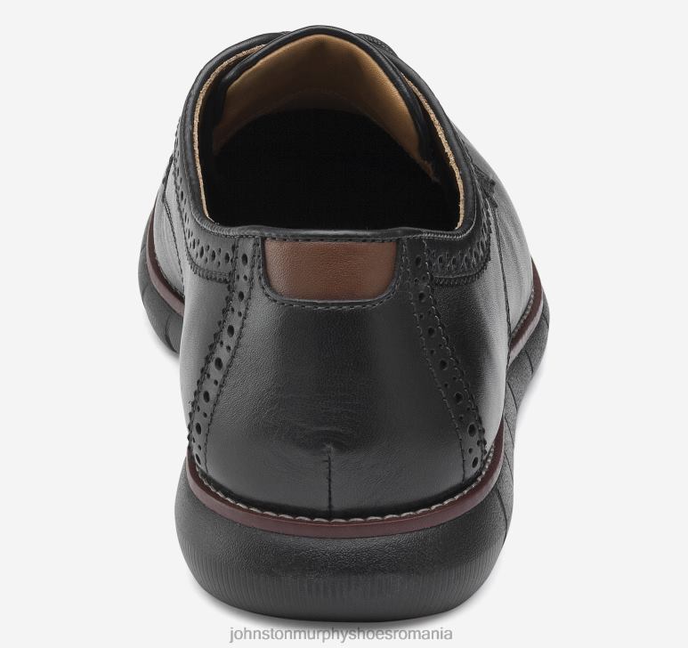 negru full grain/talpă neagră 6FF4F171 bărbați Johnston  Murphy holden deget simplu pantofi