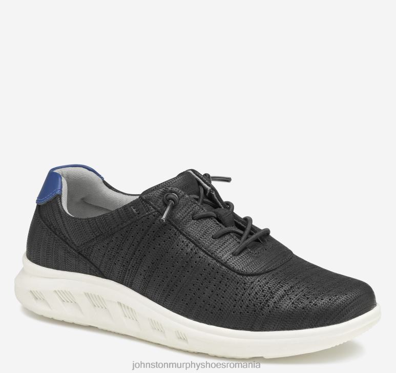 negru plin de cereale 6FF4F1308 băiat Johnston  Murphy copilul mare activează u-gât pantofi
