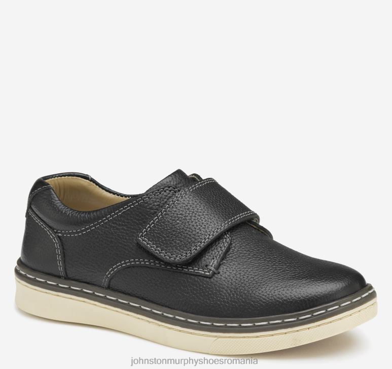 negru plin de cereale 6FF4F1318 băiat Johnston  Murphy copilul mic mcguffey slip-on pantofi