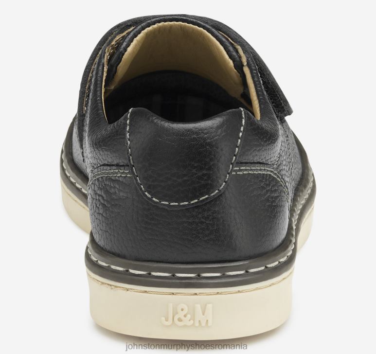 negru plin de cereale 6FF4F1318 băiat Johnston  Murphy copilul mic mcguffey slip-on pantofi