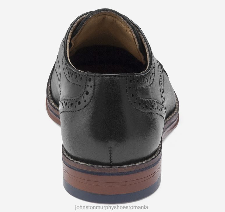 negru plin de cereale 6FF4F1347 băiat Johnston  Murphy copil mare conard cap toe pantofi