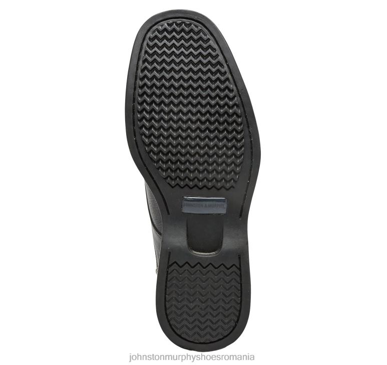 negru plin de cereale 6FF4F152 bărbați Johnston  Murphy shuler moc toe slip-on pantofi