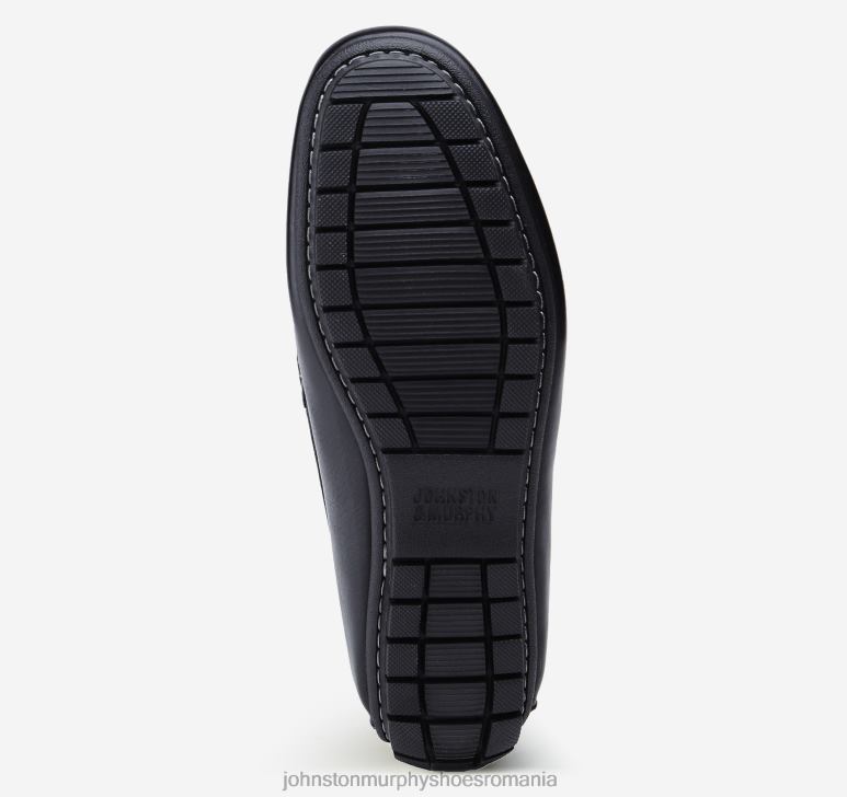 negru plin de cereale 6FF4F153 bărbați Johnston  Murphy cort venetian pantofi
