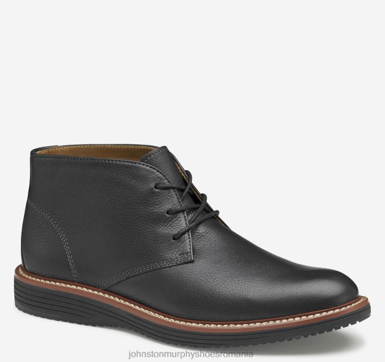 negru plin de cereale 6FF4F188 bărbați Johnston  Murphy upton chukka pantofi