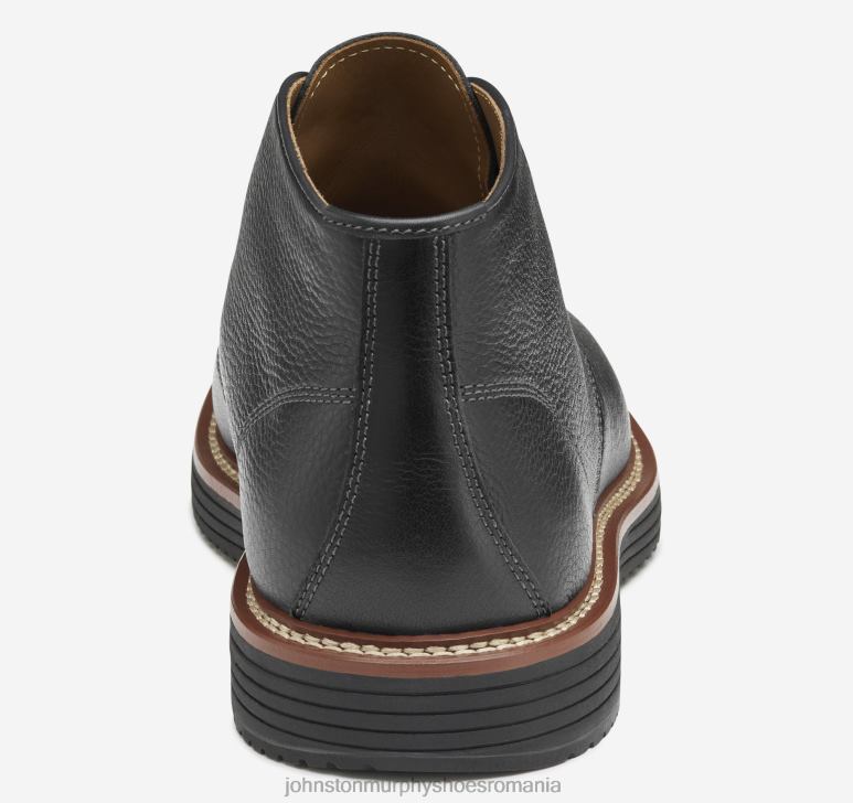 negru plin de cereale 6FF4F188 bărbați Johnston  Murphy upton chukka pantofi