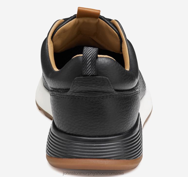 negru plin de cereale 6FF4F207 bărbați Johnston  Murphy kinnon perfed jogger pantofi