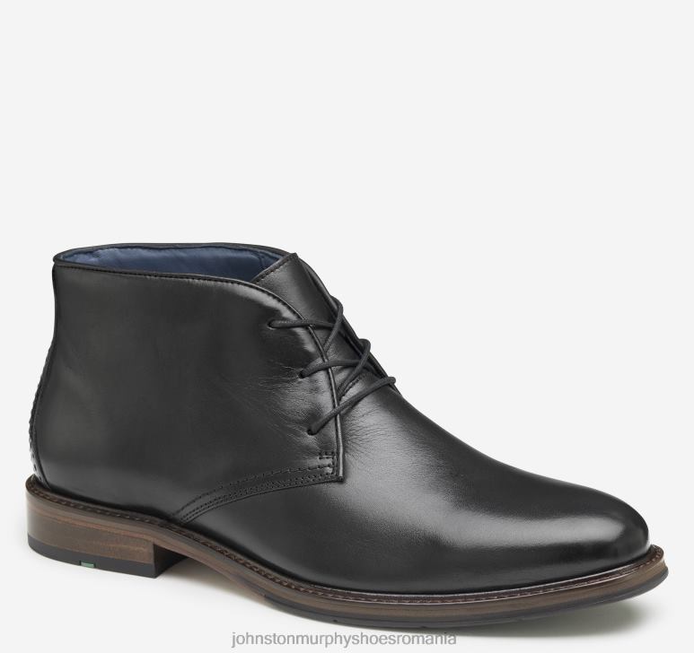 negru plin de cereale 6FF4F268 bărbați Johnston  Murphy xc flex raleigh chukka pantofi