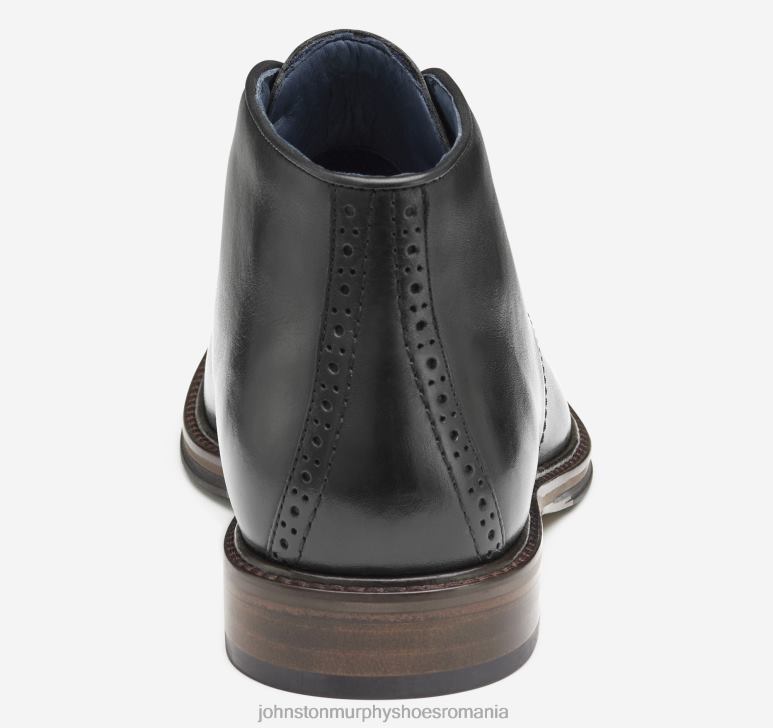 negru plin de cereale 6FF4F268 bărbați Johnston  Murphy xc flex raleigh chukka pantofi