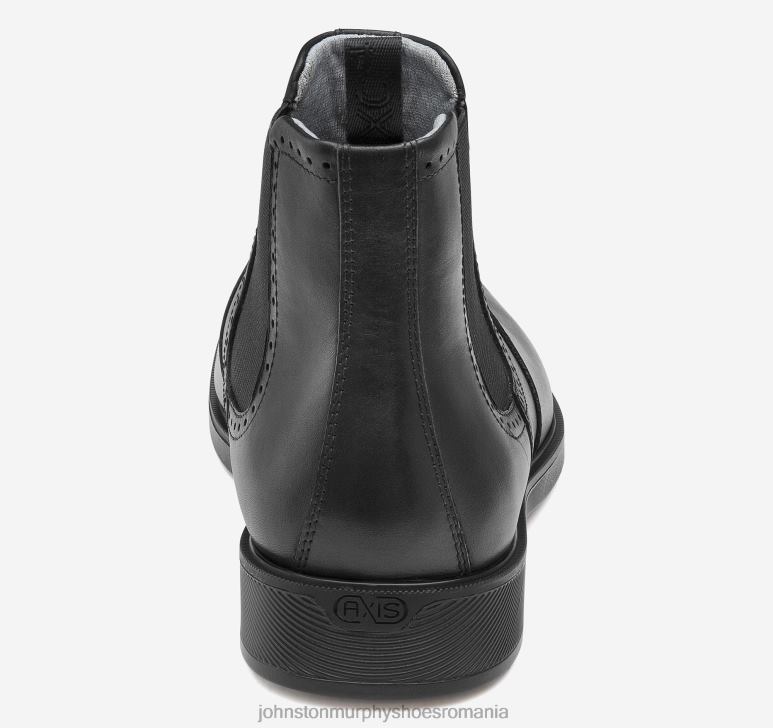 negru plin de cereale 6FF4F276 bărbați Johnston  Murphy xc4 maddox chelsea boot pantofi